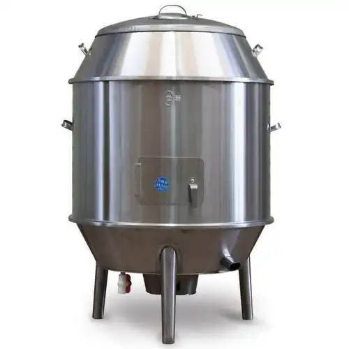 北京烤鸭烧腊设备商用木炭烧鸭炉烤鹅炉烤鸡吊炉烧烤炉挂式焖炉