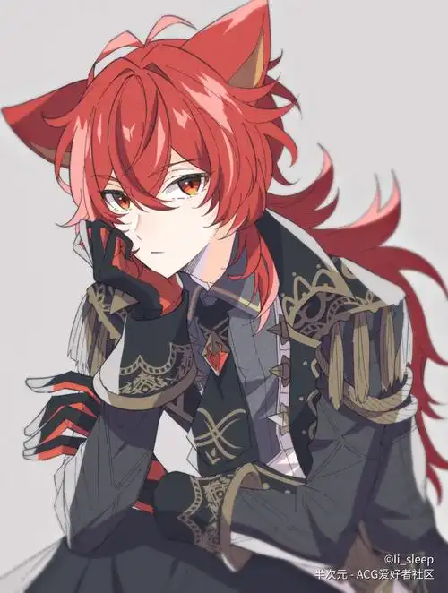 《原神》魈,头像 - 米画师