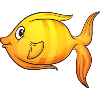 黄色的带鱼鳍的鱼