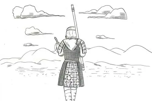 至尊宝的背影,总有些许悲凉.