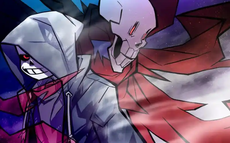 dusttale:dust!sans 未通关 (带链接)_哔哩哔哩bilibili_传说之下