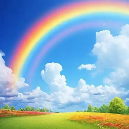 微信彩虹头像图片 彩虹寓意:新的希望重新启航