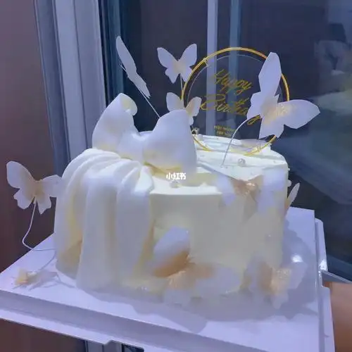 蝴蝶结蛋糕女生生日