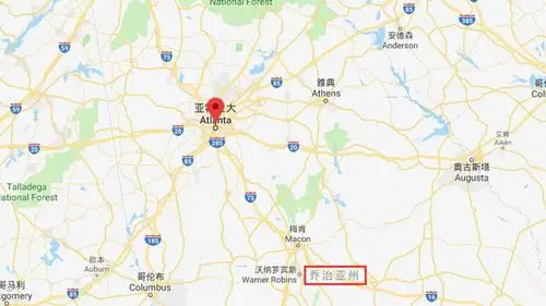 亚特兰大地图