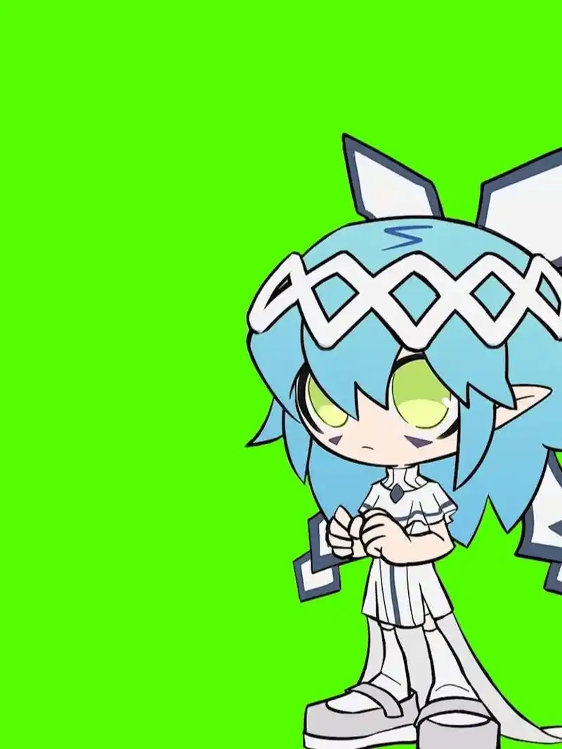 凹凸学园人物立绘素材5【安莉洁/圣女服装】自抠图的/可抱/拿走吱一声