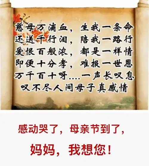 5.13母亲节之日,缅怀伟大的母亲.