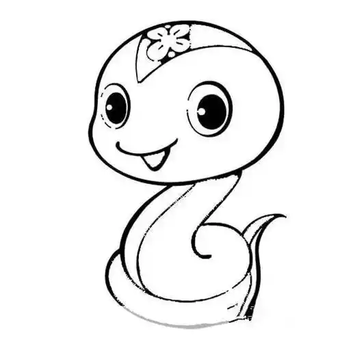 蛇简笔画蛇简笔画彩色