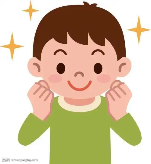 自信的表情简笔画自己