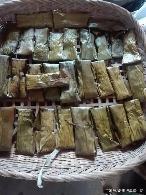 湖南高椅古村,正宗叶子粑粑,香甜软糯,童年的最好零食