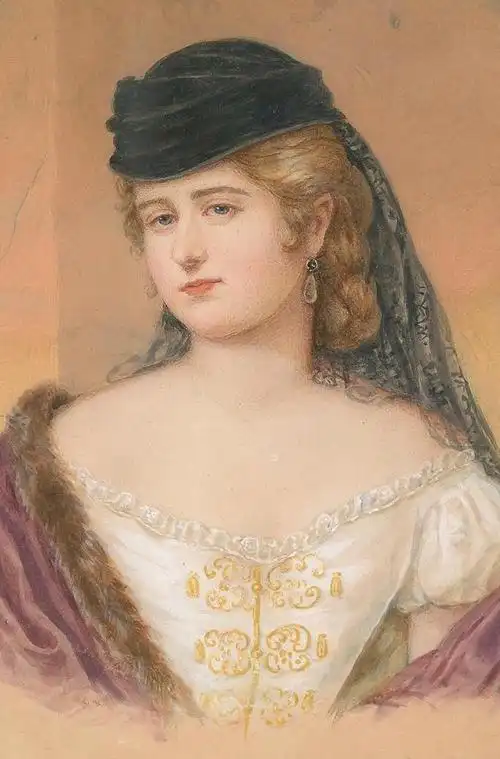 一组18世纪欧洲宫廷贵妇人物绘画作品欣赏丨艺术名画