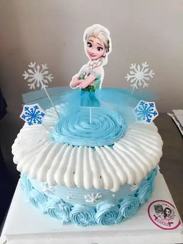 冰雪奇缘主题蛋糕