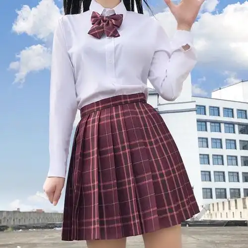 日系学院风秋冬季jk制服裙套装jk温柔冰淇淋一刀套女学生一套时尚百搭