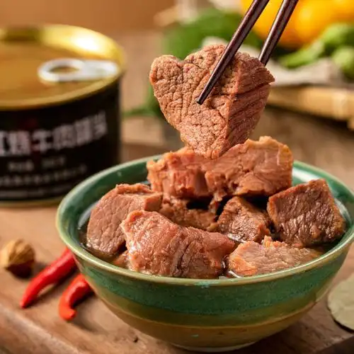 红烧牛肉罐头午餐肉制品下饭熟食肉食即食美食食品特产办公室零食
