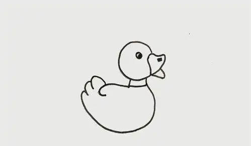 小鸭子怎么画简单漂亮动物简笔画简笔画大全