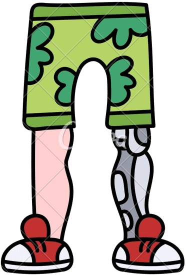 artificial leg illustration - 素材 - canva可画