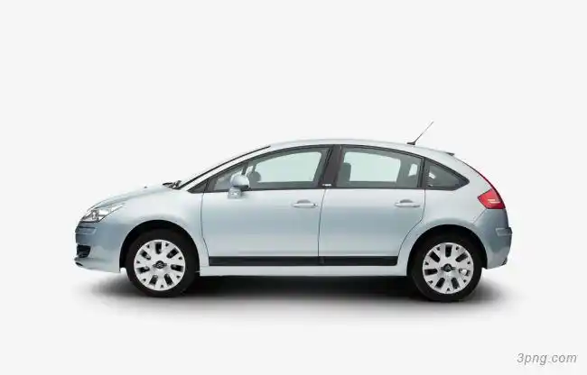 白色高清汽车侧面png素材透明免抠图片其他元素