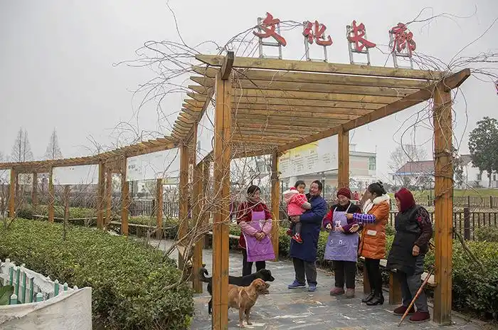 修建文化长廊,是文化进乡村的重要