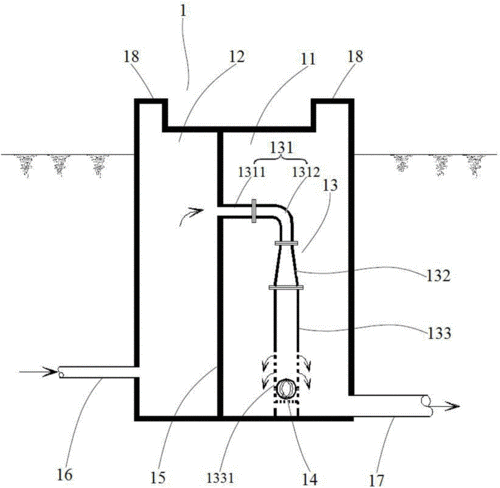 cn106013407a_溢流装置及蓄水池有效
