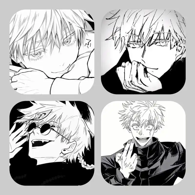 动漫头像 #五条悟 #黑白头像 #咒术回战 虽然我不知道自 - 抖音