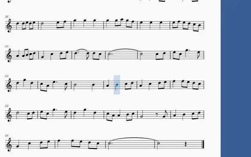 千与千寻——长笛 五线谱_哔哩哔哩_bilibili