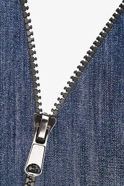 牛仔拉链素材图