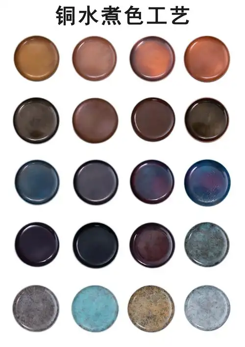 彩色铜器~黄铜热着色冷着色颜色配方!带你了解铜画世界_手机搜狐网