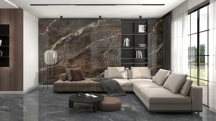 超大气的岩板背景墙你pick哪一种