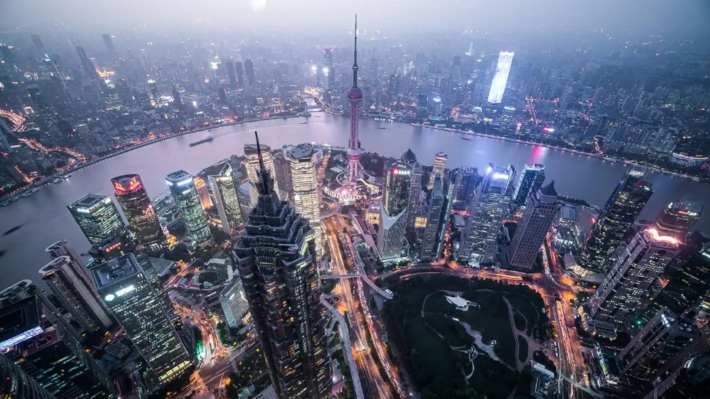 繁华魔都上海城市风景图片桌面壁纸高清大图预览1920x1080_风景壁纸