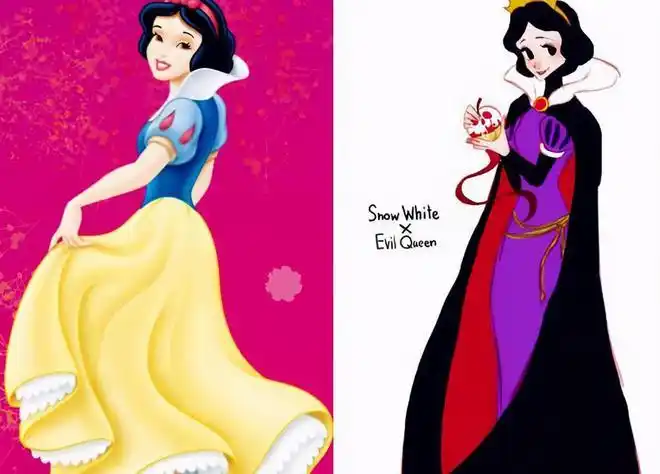 当迪士尼公主集体黑化,爱丽儿不见了鱼尾,艾莎还是如此美丽高贵