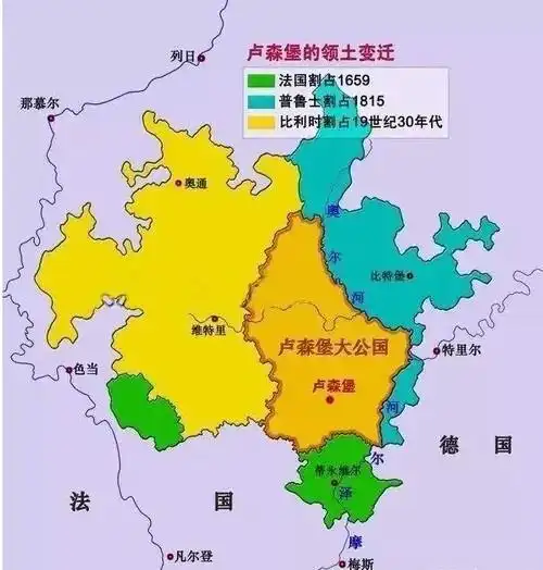 卢森堡这个国家,它处于法国,德国和比利时三国夹缝中间,国土面积很小