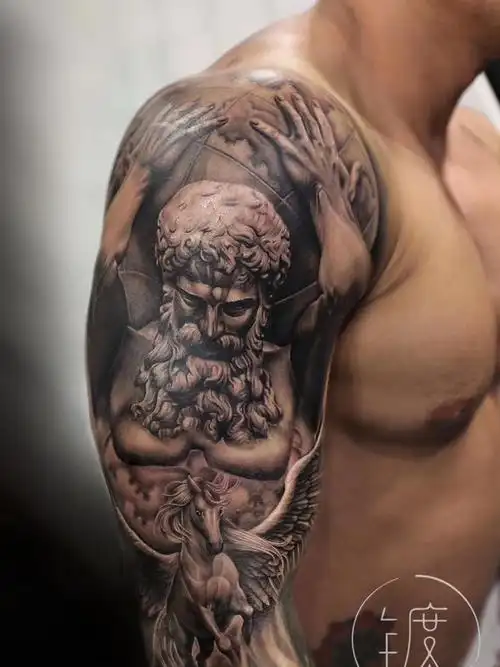 by拾渡_纹身图案手稿图片_拾渡的纹身作品集