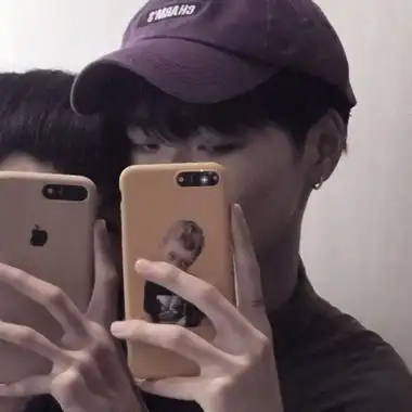 真人男生双人基友头像