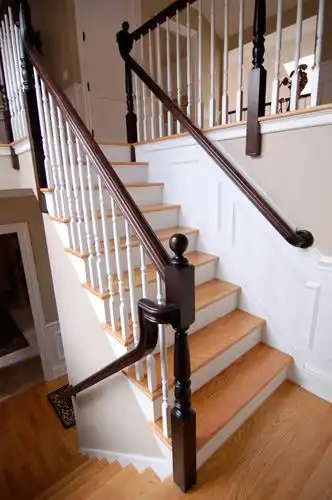 u型楼梯 木缘尚品