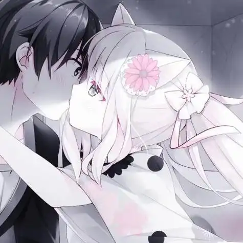 qq动漫情侣头像一男一女唯美,无牵无挂只要在心上就好-动漫头像