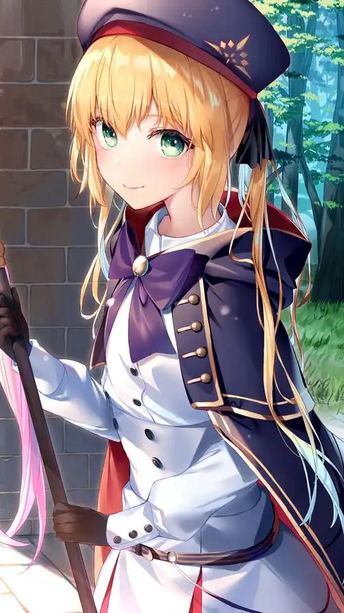 萌系治愈动漫美少女手机壁纸