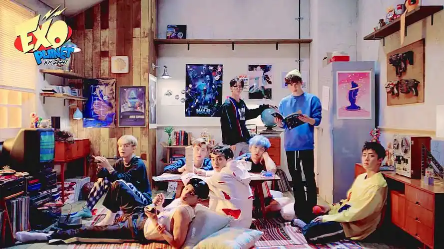 求exo这张高清大图,想当桌面