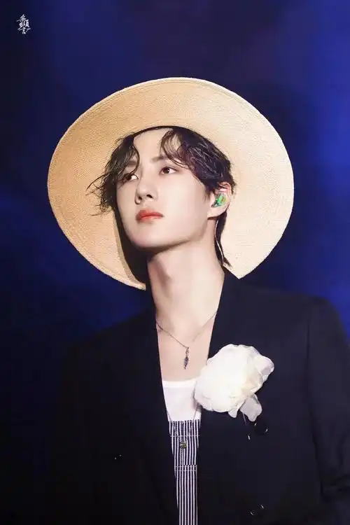 王一博这套草帽背带裤造型一出真的被小王子狠狠的惊艳到了