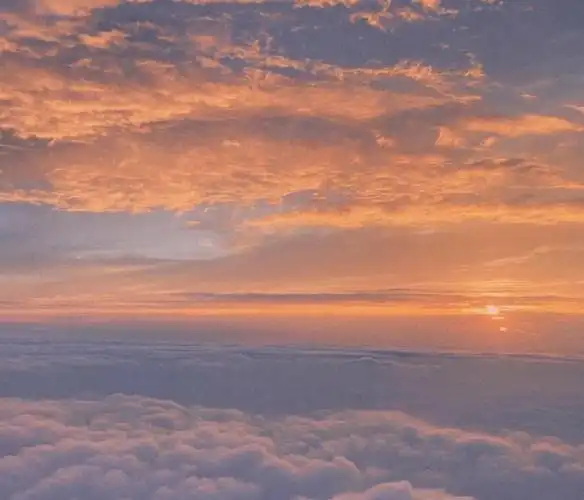 背景图超高清日落大海星空