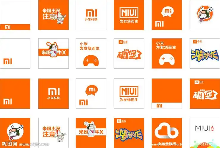 小米 小米之家 米兔米粉设计图__其他图标_标志图标_设计图库_昵图网