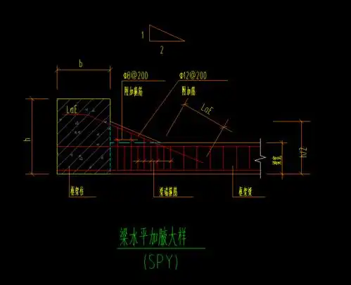 梁水平加腋钢筋