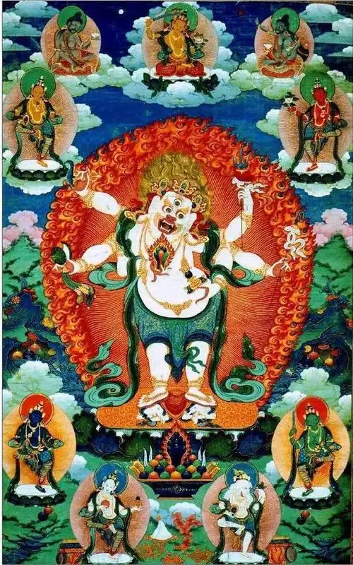 梵林文化最具威力的财神六臂白玛哈嘎拉