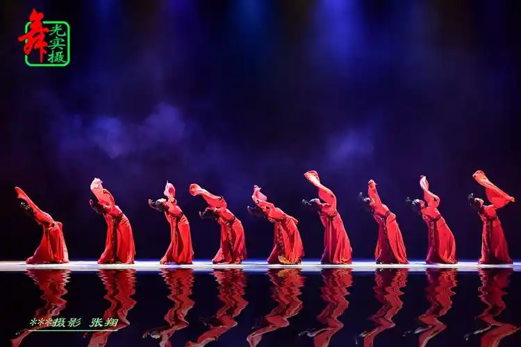 拍摄《响屐舞》北京舞蹈学院汉唐古典舞