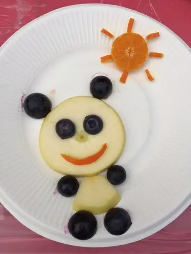 浦涛路幼儿园亲子——《亲子创意水果拼盘》