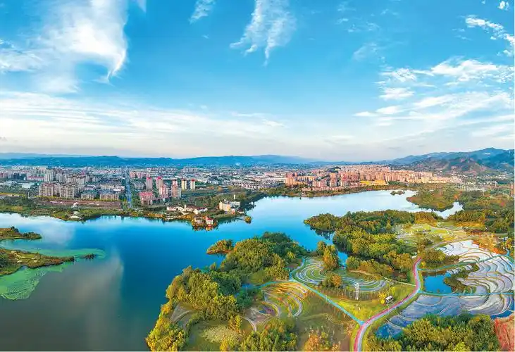 冬日的重庆市梁平区双桂湖国家湿地公园_焦点图片_政务信息_重庆市