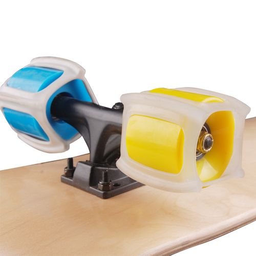 滑板轮套豚跳神器奥利固定器轮锁ollie练习器