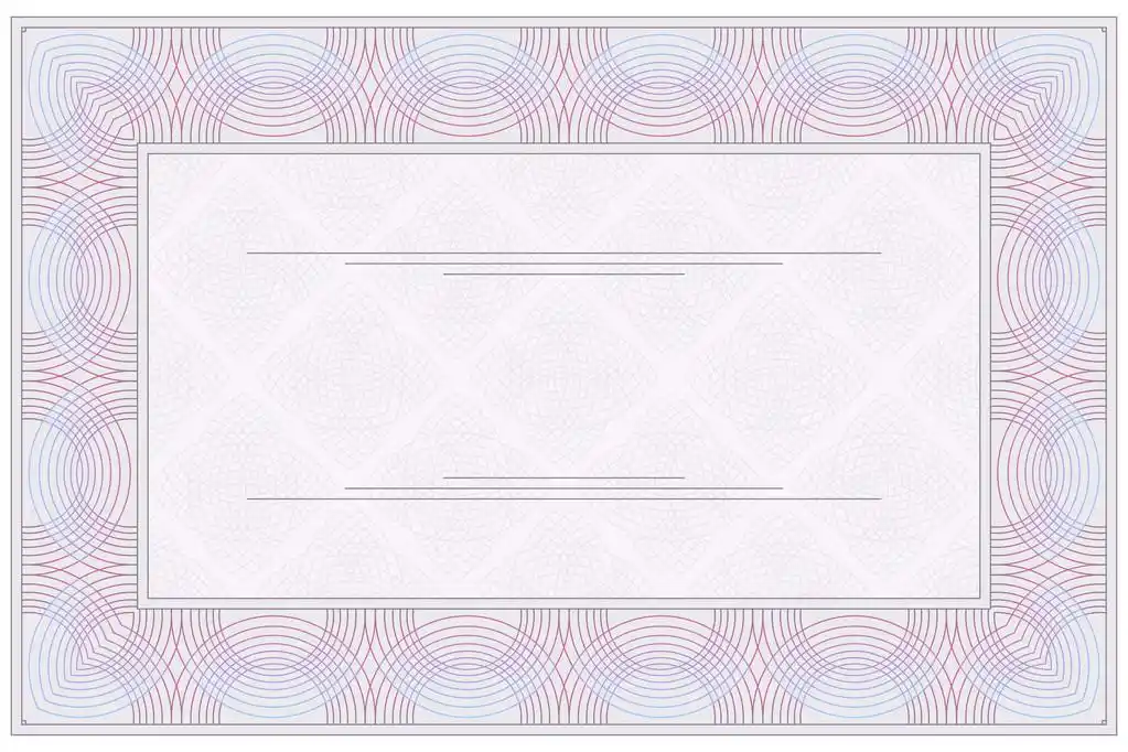 空白证书,空的空白凭证或证书的.