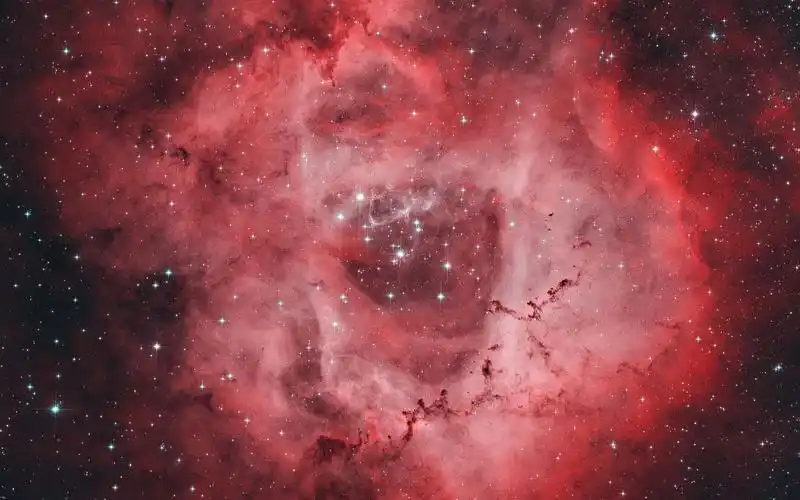 宇宙级的浪漫——宇宙十大情花之一ngc2244玫瑰星云,pi1.