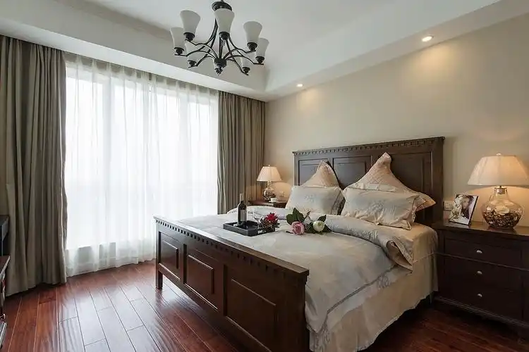 美式乡村风格卧室灯饰/照明家装样板间