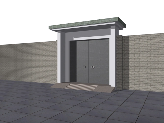 农村家居大门设计,最好有效果图-1413-猪八戒网