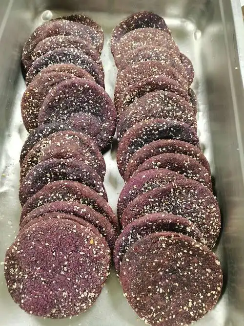 炸紫薯饼